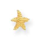 Gold Yellow Starfish Earrings  