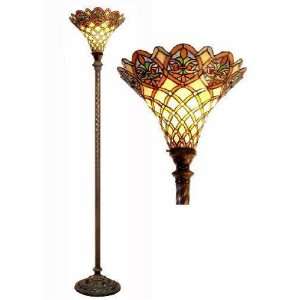  Tiffany Style Arielle Torchiere Lamp