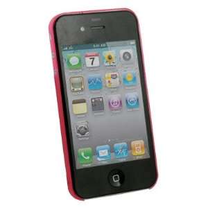    Supper Thin 0.35mm 3.5g Slim Case for iPhone 4G (Red) Electronics