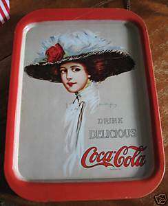 1971 Reproduction of 1909 Hamilton King GIRL lithograph COKE Coca Cola 