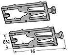 Gas Grill Replacement Cast Iron Burner 2 Pack Set Fits Many Lynx 