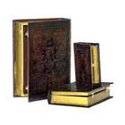 ELK Lighting Home Dcor Set/3 Embossed Book Boxes By Sterling