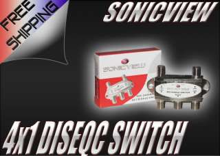 Sonicview 4x1 Diseqc FTA Multiswitch Multi Switch  