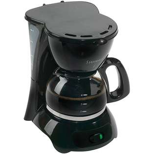  Continental Electric 4 Cup Black Coffee Maker at  
