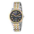   T26481 Classic Two Tone Expansion Band Stainless Steel Bracelet Watch