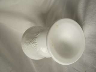 Here is a lovely Indiana Glass wine goblet. This milk glass goblet 
