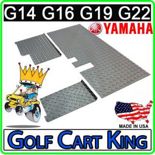 Yamaha G14,G16,G19,G22 Golf Cart Diamond Plate Floor  