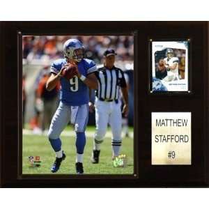  Detroit Lions Matthew Stafford 12x15 Player Plaque 