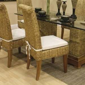  Sea Breeze Indoor Seagrass Side Dining Chair By 