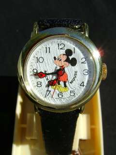 Mickey Mouse Wrist Watch by Bradley Made in Hong Kong Vintage in 