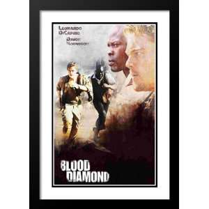  Blood Diamond 20x26 Framed and Double Matted Movie Poster 