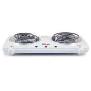 IRC White Table Top Dual Electric Buffet Burner 