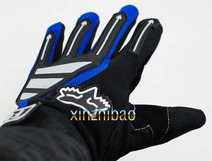   Offer Motorcycle Racing Motocross 360 MX GLOVES Blue L *  
