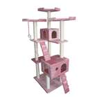 BestPet 73 Pink Cat Tree Condo Furniture Scratch Post Pet House