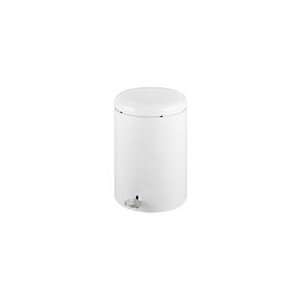  Step On Receptacle 4 Gallon in White by Safco
