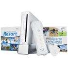 Wii Nintendo Wii Console With 2 Games Bundle (White)
