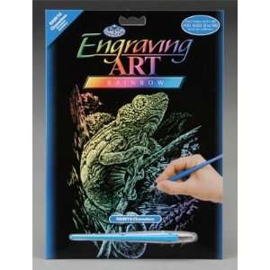   Engraving Art Chameleon (Metal Art Kits) Arts, Crafts & Sewing