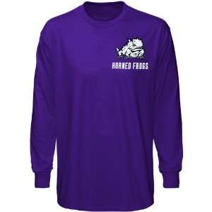   Horned Frogs (TCU) Purple Keen Long Sleeve T shirt