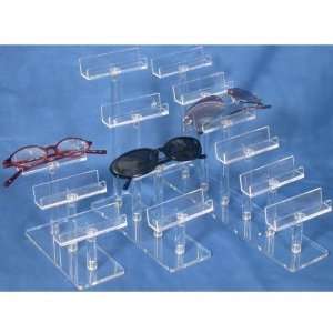 Eyeglass Display Clear Acrylic Glasses Stand Showcase:  