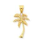Jewelry Adviser pendants 14k Diamond Palm Tree Pendant
