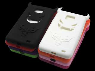 Demon Horn Cute Silicone Case Cover for Samsung i9100 Galaxy S2 in 8 