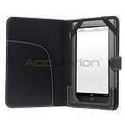 For  Nook Tablet Premium Black Leather Case Cover BLK 