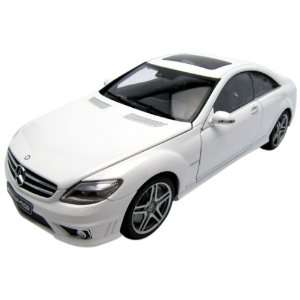  Mercedes CL63 AMG White With Leather Seats 118 Autoart 