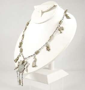 Large Silver Guatemalan Necklace  