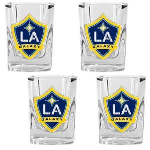 MLS Los Angeles Galaxy 4 Piece Square Shot Glass Set (Primary Team 
