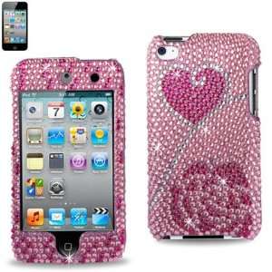   TOUCH 4 Pink Heart and Rose Design DPC IPTOUCH4 22 Cell Phones