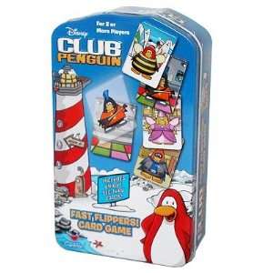  Disney Club Penguin Fast Flippers Card Game: Toys & Games
