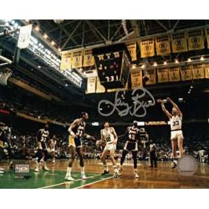  Larry Bird Autographed Picture   16x20 vsLA Lakers: Sports 