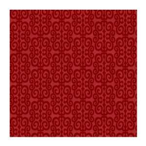   PX8925 Color Expressions Scroll Wallpaper, Plum Red