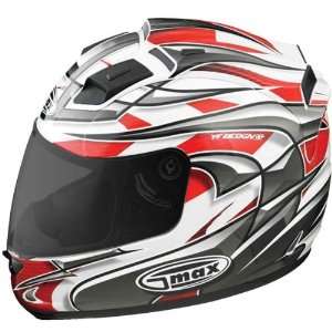  GMAX GM68 Max Red Platinum Series Helmet   Size  Medium 