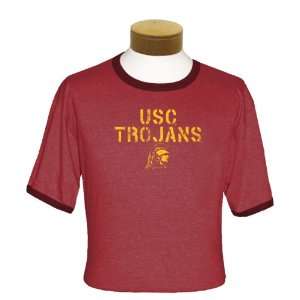  Southern California Trojans Ringer T Shirt Sports 