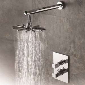   Thermostatic Shower Valve With Cloudburst Fixed Head: Home Improvement