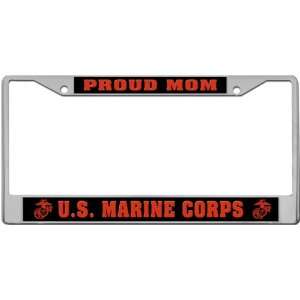 Proud Mom   US Marine Corps Custom License Plate METAL 
