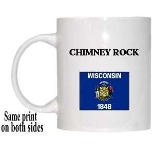  US State Flag   CHIMNEY ROCK, Wisconsin (WI) Mug 