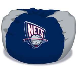 New Jersey Nets Team Beanbag Chair 32x32   NBA Basketball Sports Team 