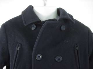 MAGIL Girls Navy Wool Double Breasted Coat Sz 18  