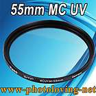 55mm UV Lens Filter for Canon Nikon Sony Sigma Olympus  