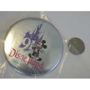   Vintage Disney Button  Mickey Mouse Disneyland 1991 