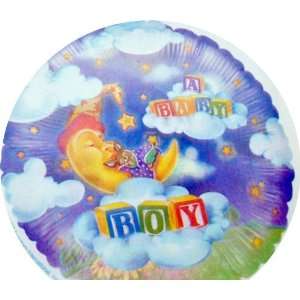  22 Panoramic Metallic A BABY BOY Balloon: Toys & Games