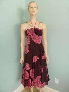 Adorable Pink and Brown Dress by Trina Turk sz 0  