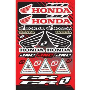 com Honda Motorcycle Officially Licensed 1nd CR Decal Sheet Dirt Bike 