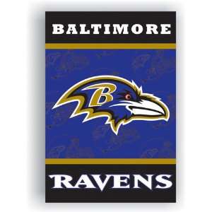  Baltimore Ravens NFL 2 Sided Banner (28 x 40): Sports 