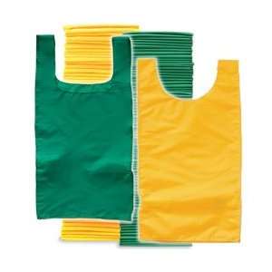  Youth Pinnies 72 Pack Green/Yellow (PAC) Sports 