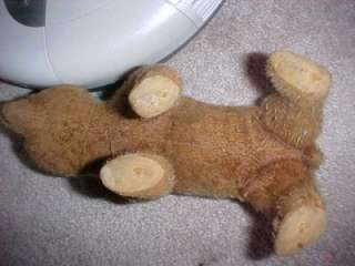 Straw Stuffed Antique Brown Mohair Teddy Bear with Hump Steiff 