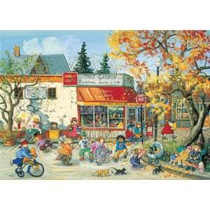   Store in Fall, 1000 Piece Jigsaw Puzzle Made by Ravensburger: Toys