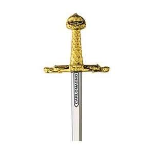  Miniature Sword of Emperor Charlemagne (Gold): Sports 